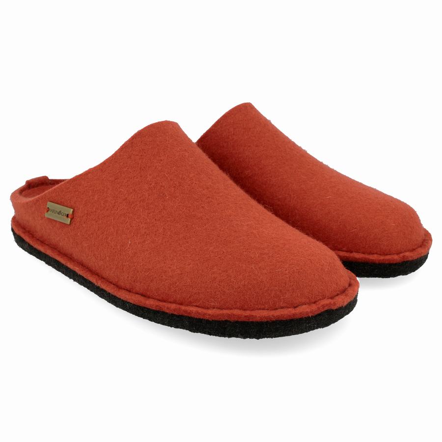 Pantofole Novelty Uomo Haflinger Soft Arancioni | LEE2019TJ