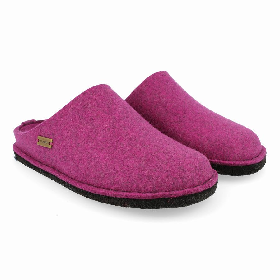 Pantofole Novelty Uomo Haflinger Soft Rosa Rosse | GDL1456EF