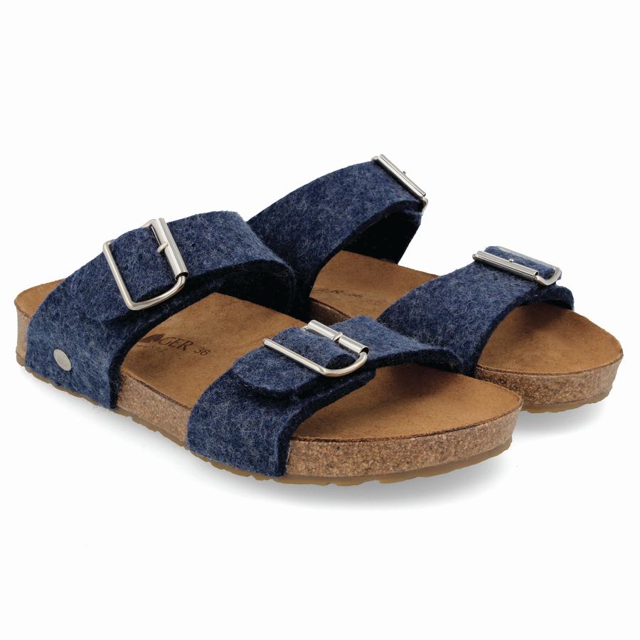 Sandali Donna Haflinger Anabel Blu | SLY1083LO