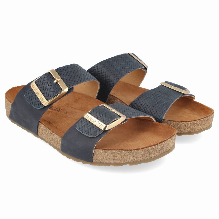 Sandali Donna Haflinger Andrea Nere Blu | CTC5692VV