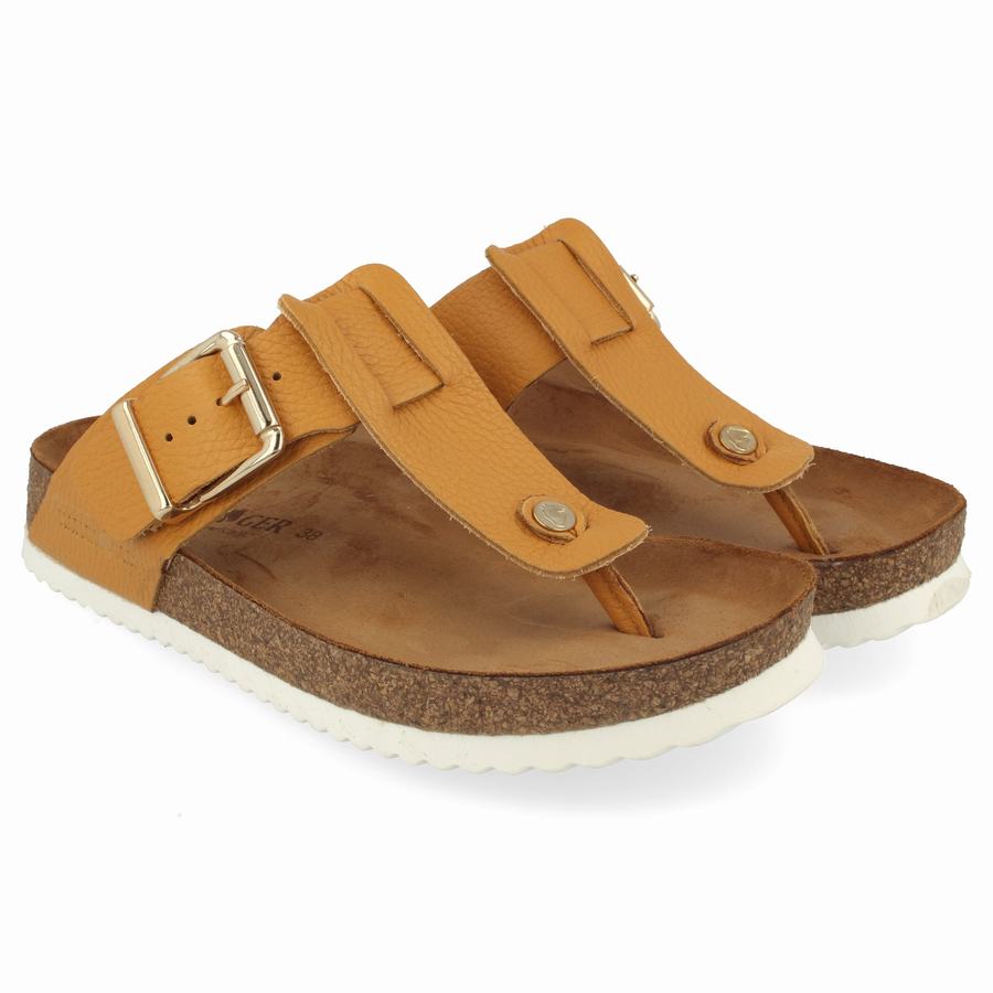 Sandali Donna Haflinger Cora Gialle | QKU9378MK