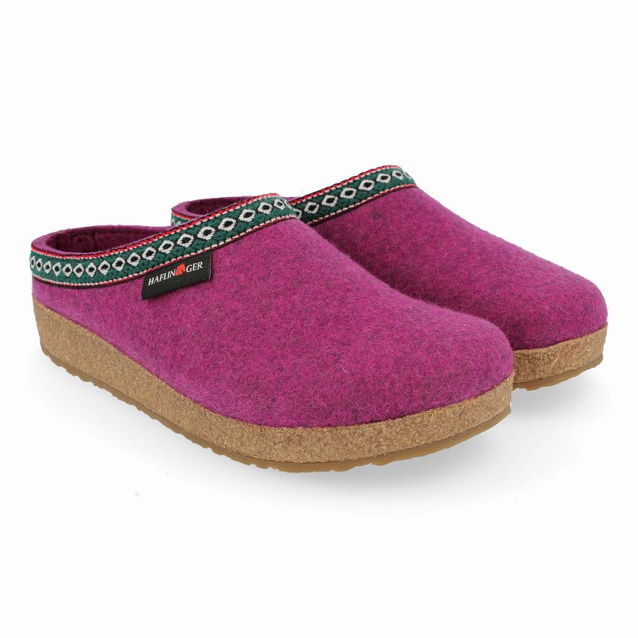 Zoccoli Donna Haflinger Gz Viola | AZM2646CJ