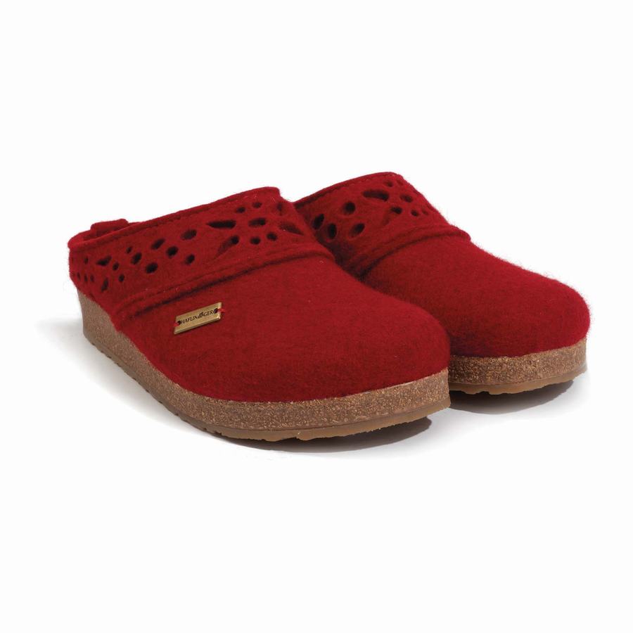 Zoccoli Donna Haflinger Lacey Rosse | HQR6154LI