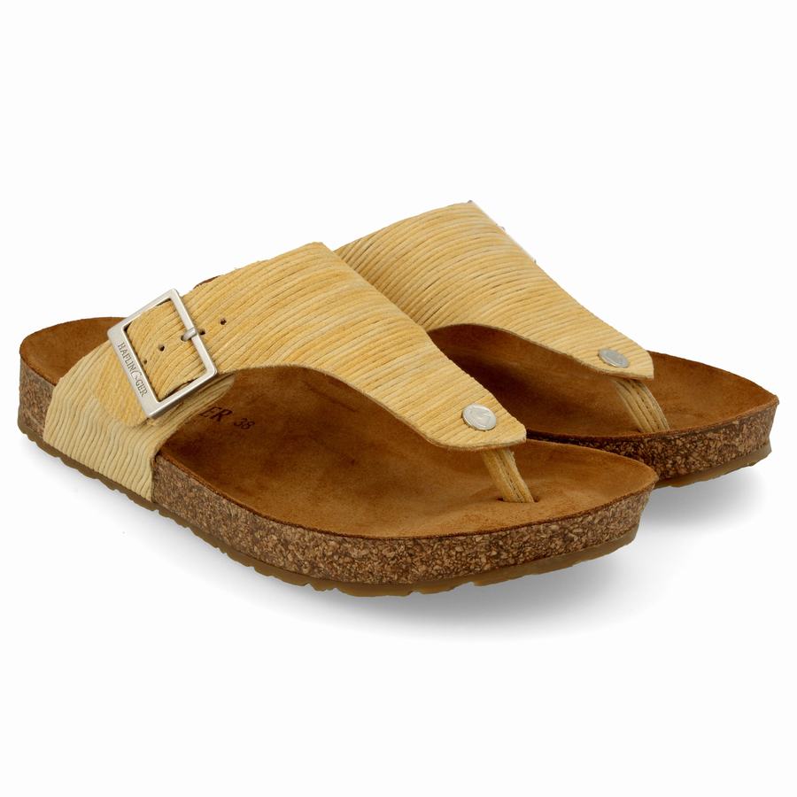 Sandali Donna Haflinger Conny Gialle | GGB9799NG