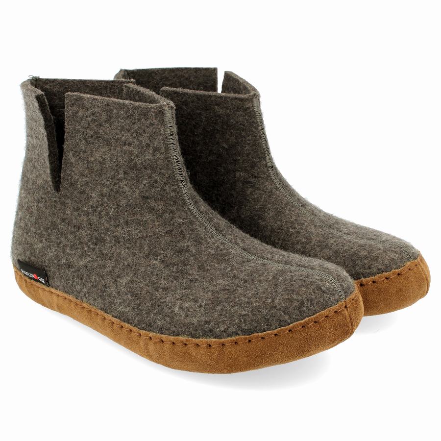 Stivali Uomo Haflinger Emils Grigie | YQD6457VS