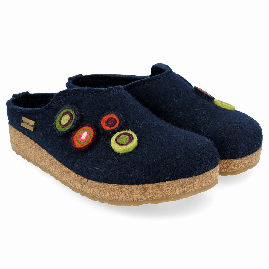 Zoccoli Donna Haflinger Chloe Blu | OBX6879GE