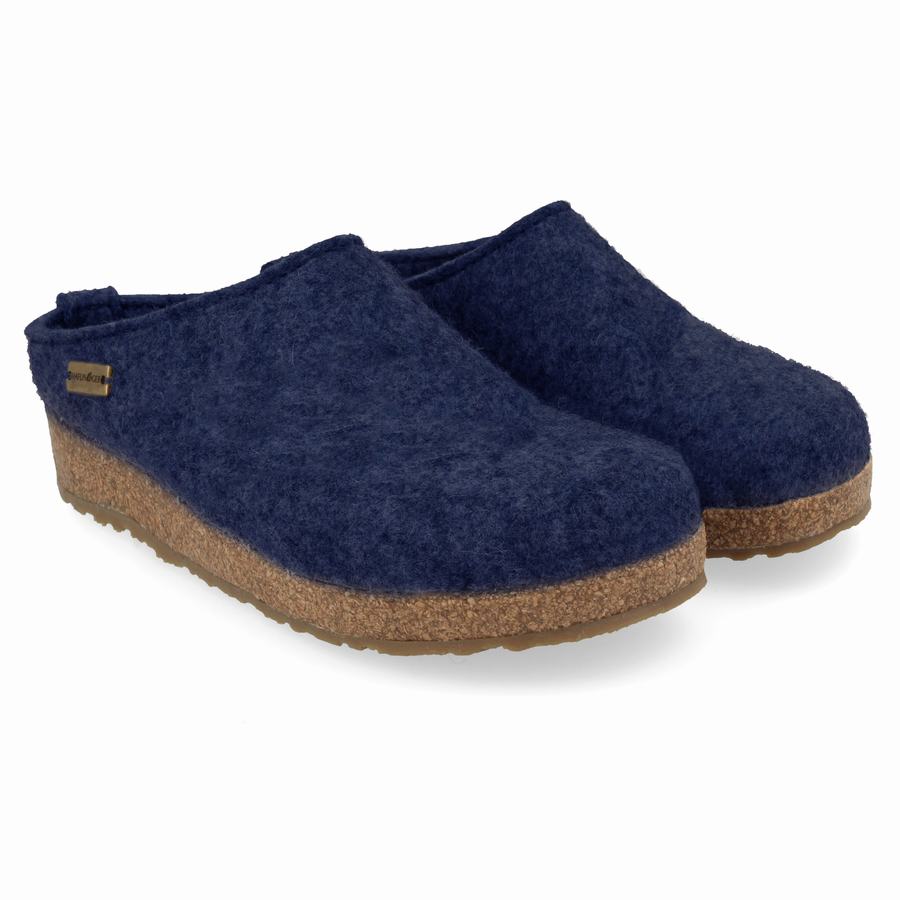 Zoccoli Donna Haflinger Juliette Blu Scuro | VKT3257CJ