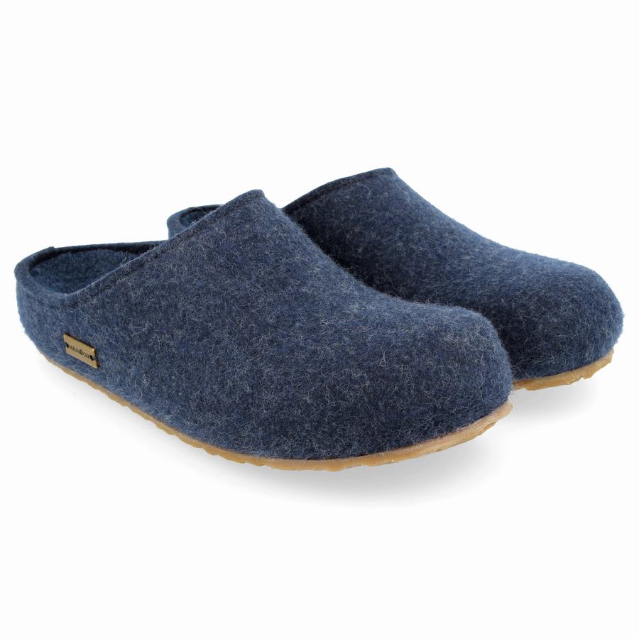 Zoccoli Donna Haflinger Michl Blu | FYB5544ZJ